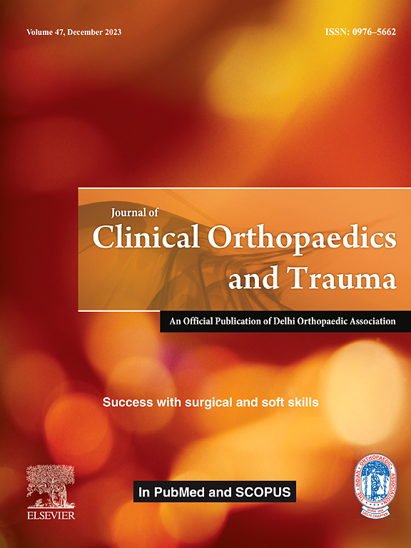 Go to journal home page - Journal of Clinical Orthopaedics and Trauma